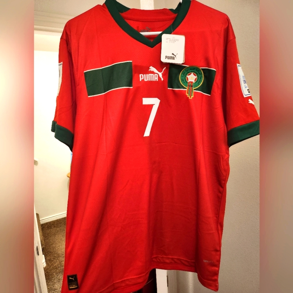 *NEW* Hakim Ziyech #7 Morocco Jersey